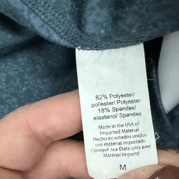 Beyond Yoga Lux High Waisted Midi Legging in Blue Printed Speckle - Picture 4 of 9